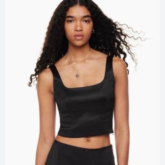 Jason Wu Tops - Jason Wu Tops Nwt Jason Wu Black Crop Top